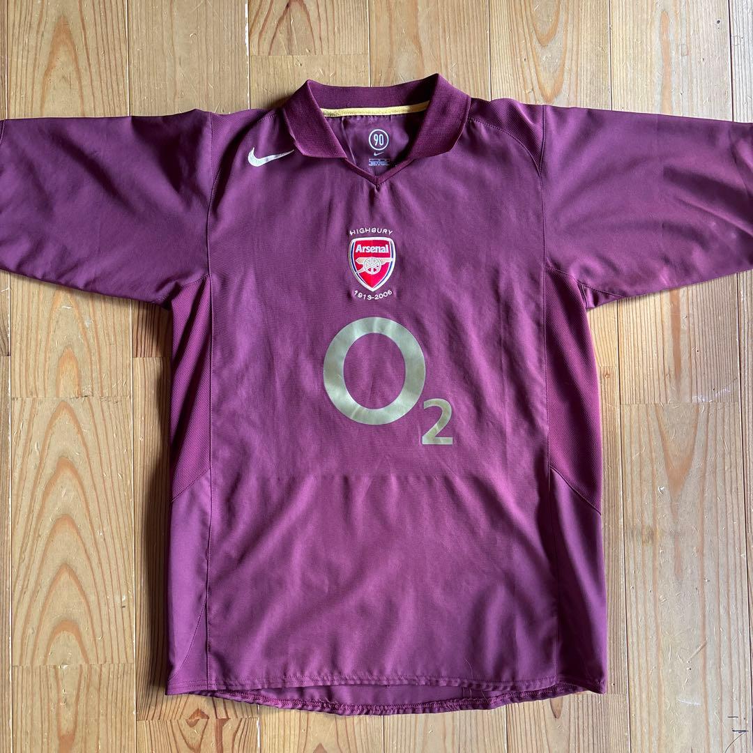 アーセナル　ユニフォーム　HIGHBURY NIKE ベルカンプ 10