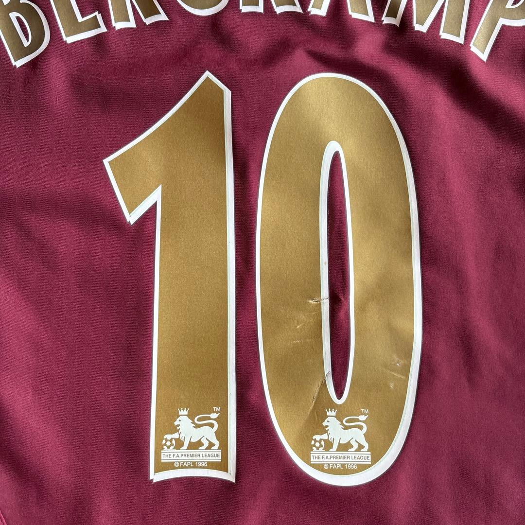 アーセナル　ユニフォーム　HIGHBURY NIKE ベルカンプ 10