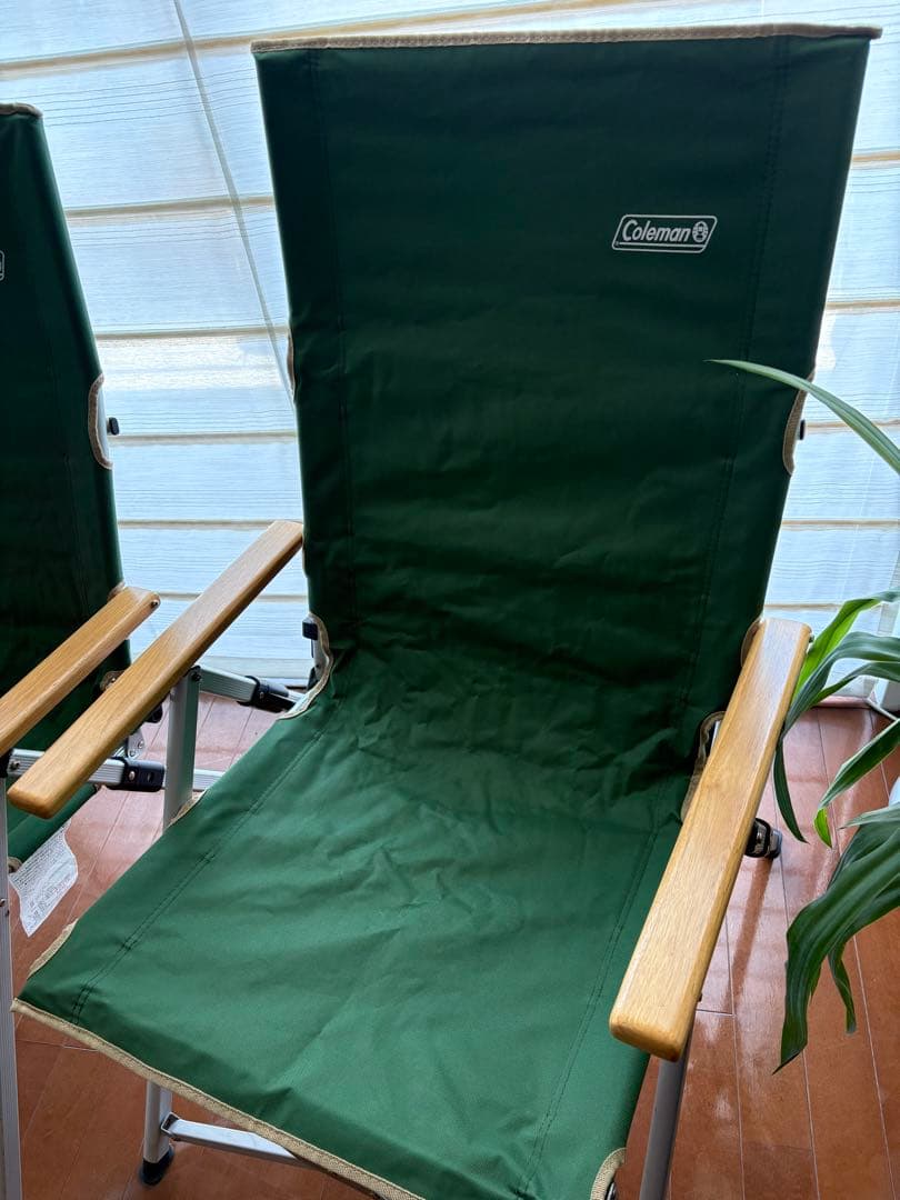 Coleman 折りたたみアウトドアチェア グリーン 2脚セット