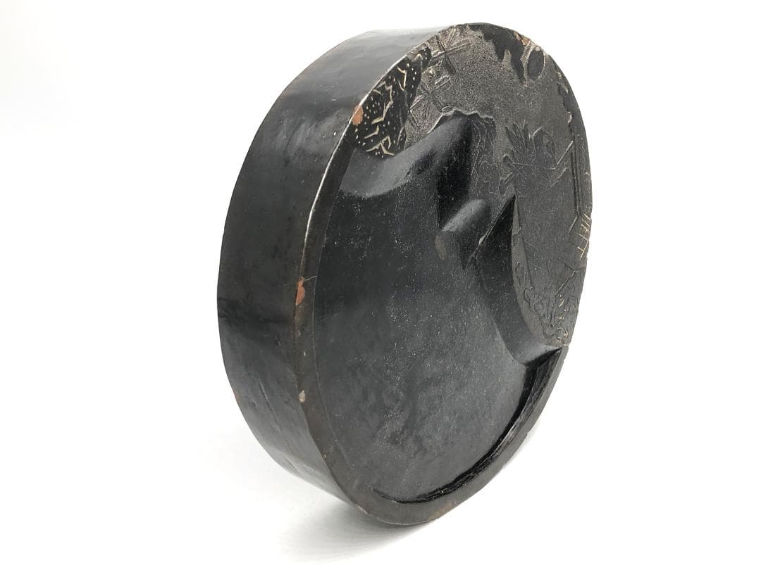 黒色澄泥硯 】 本阿弥光悦 作/土佐光起 下絵 伝世品 O1205E - メルカリ