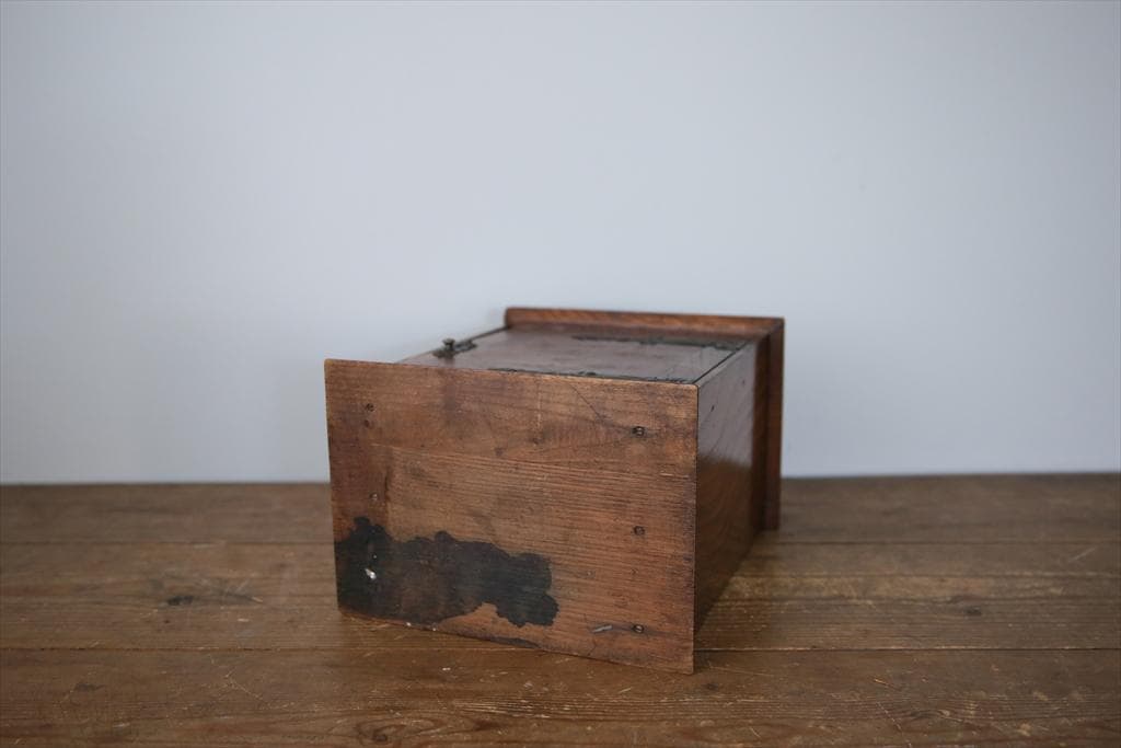 英国アンティーク木製パイプキャビネット/壁掛け収納シェルフ/飾り棚(89-58)