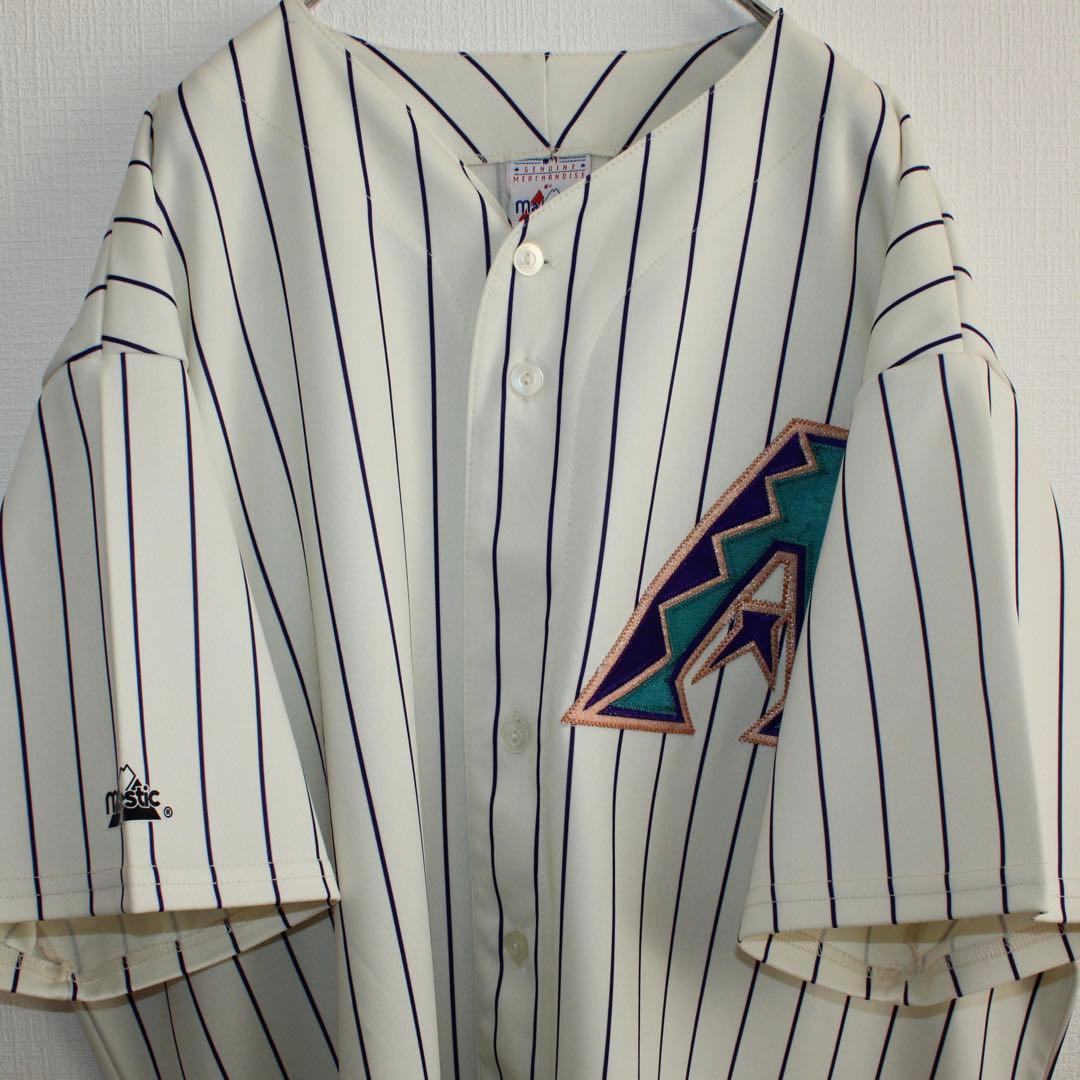 USA製 majestic アリゾナ ダイアモンドバックス XXL ゲームシャツ