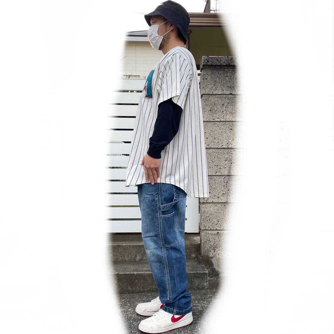 USA製 majestic アリゾナ ダイアモンドバックス XXL ゲームシャツ