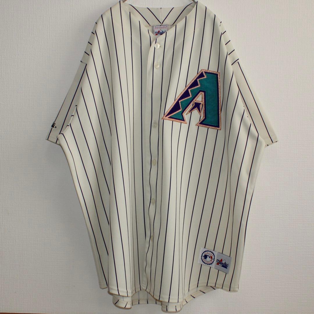 USA製 majestic アリゾナ ダイアモンドバックス XXL ゲームシャツ