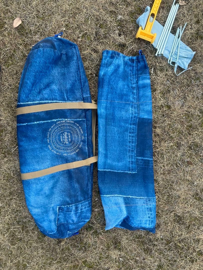 コールマン XPヘキサタープMDX インディゴ デニム柄