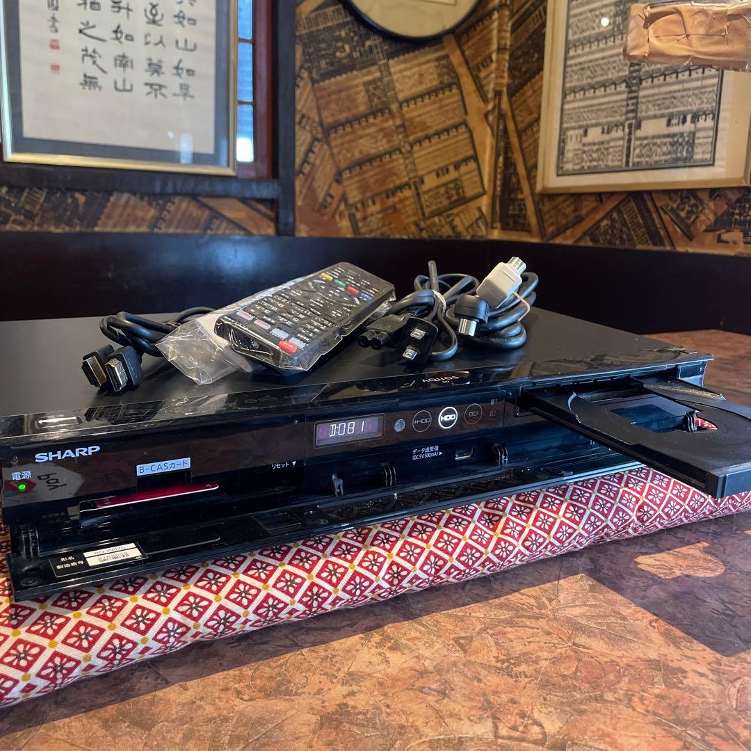 SHARP BD-W570 12倍録 500GB 新品リモ等付フル装備 完動品！