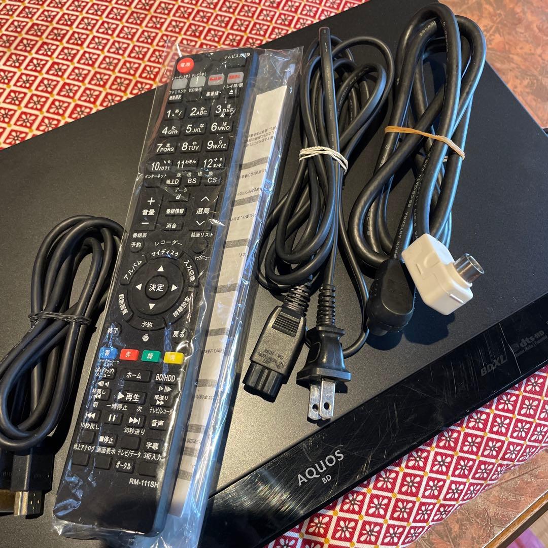 SHARP BD-W570 12倍録 500GB 新品リモ等付フル装備 完動品！