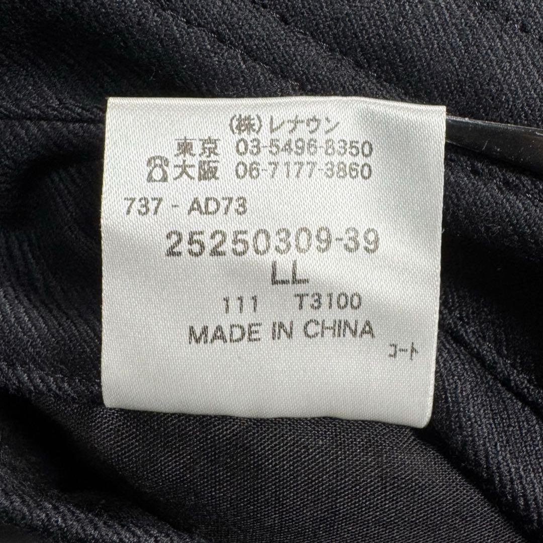 未使用 ダーバン キャメル 中綿ライナー ウールコート フード付き ブラック