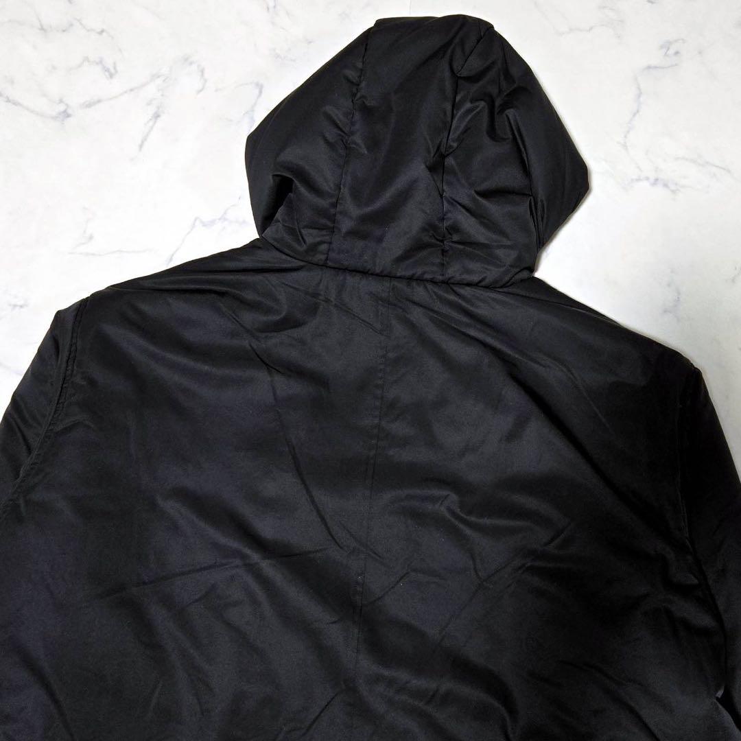 【未使用タグ付き】ニューバランス ベンチコート ロングコート メンズ 黒 XL