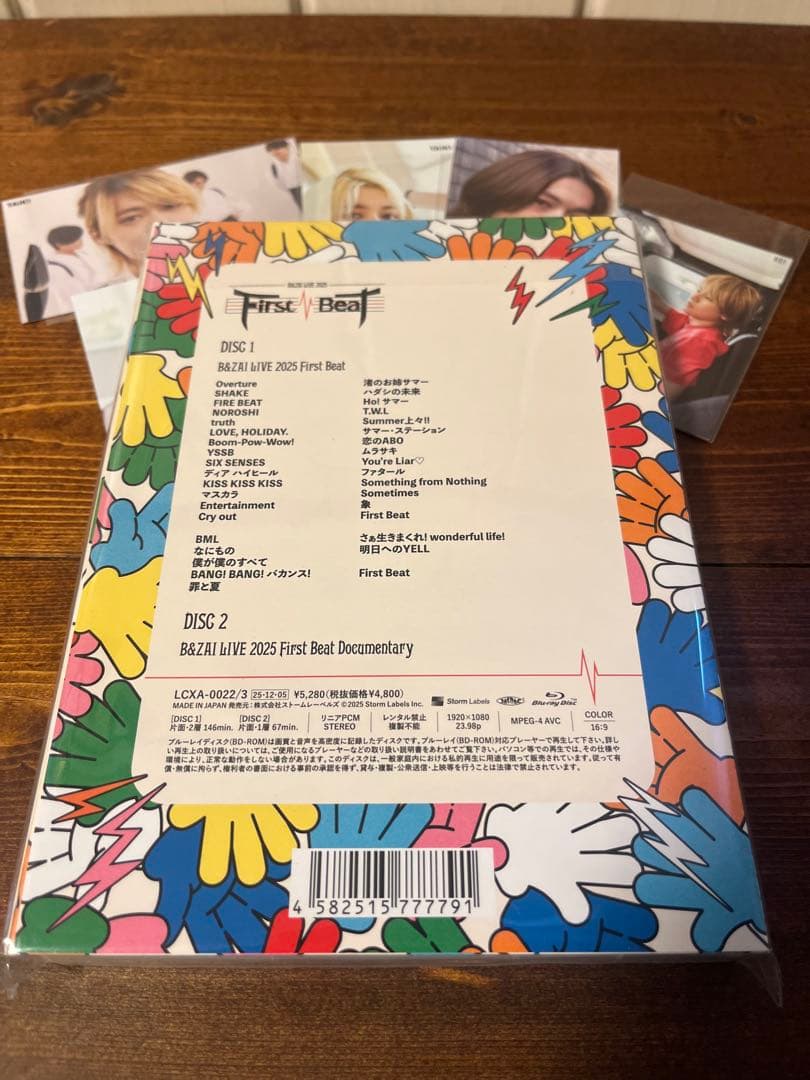 B＆ZAI LIVE2025 First Beat Blu-ray おまけ付き - メルカリ