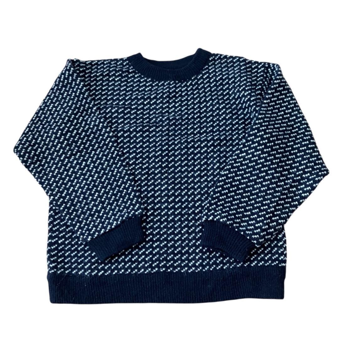 在原みゆ紀着用 L.L.bean エルエルビーン バーズアイニット メンズM