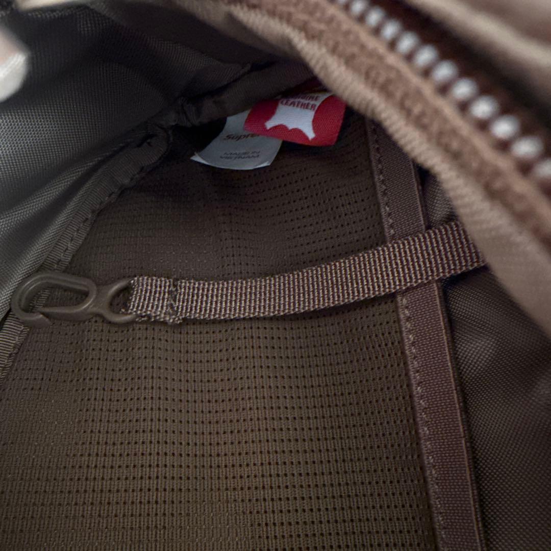 バッグ Supreme 2024FW Leather Waist Bag brown
