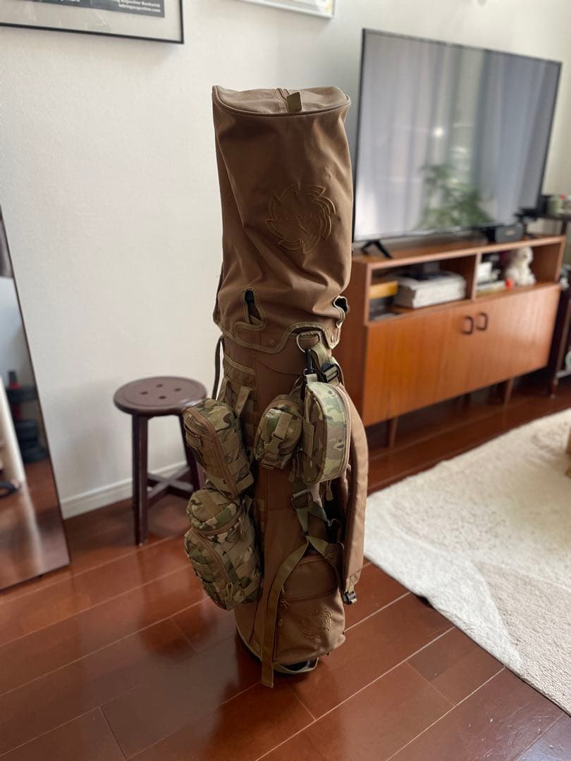 ※【週末限定7,000円OFF】定価65,000円タクティクール キャディバッグ