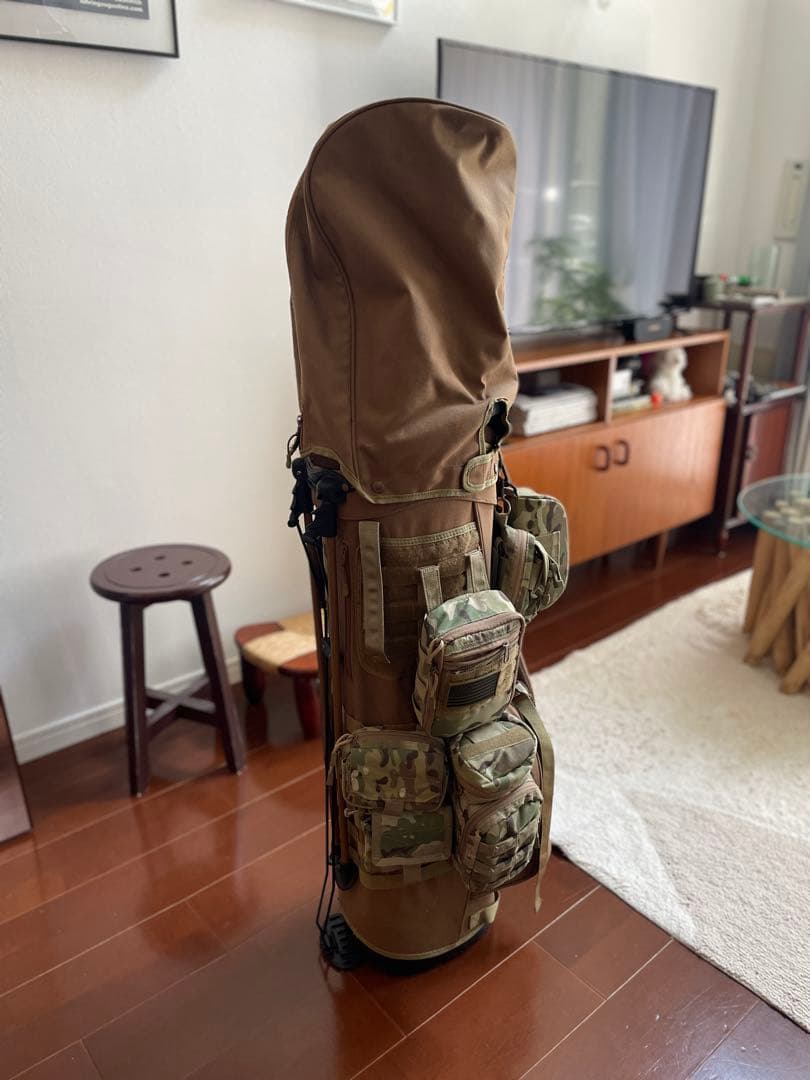 ※【週末限定7,000円OFF】定価65,000円タクティクール キャディバッグ
