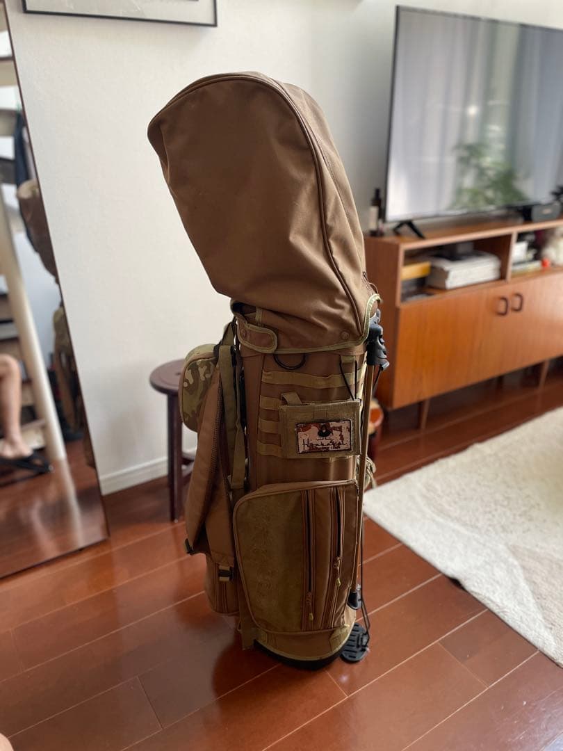 ※【週末限定7,000円OFF】定価65,000円タクティクール キャディバッグ