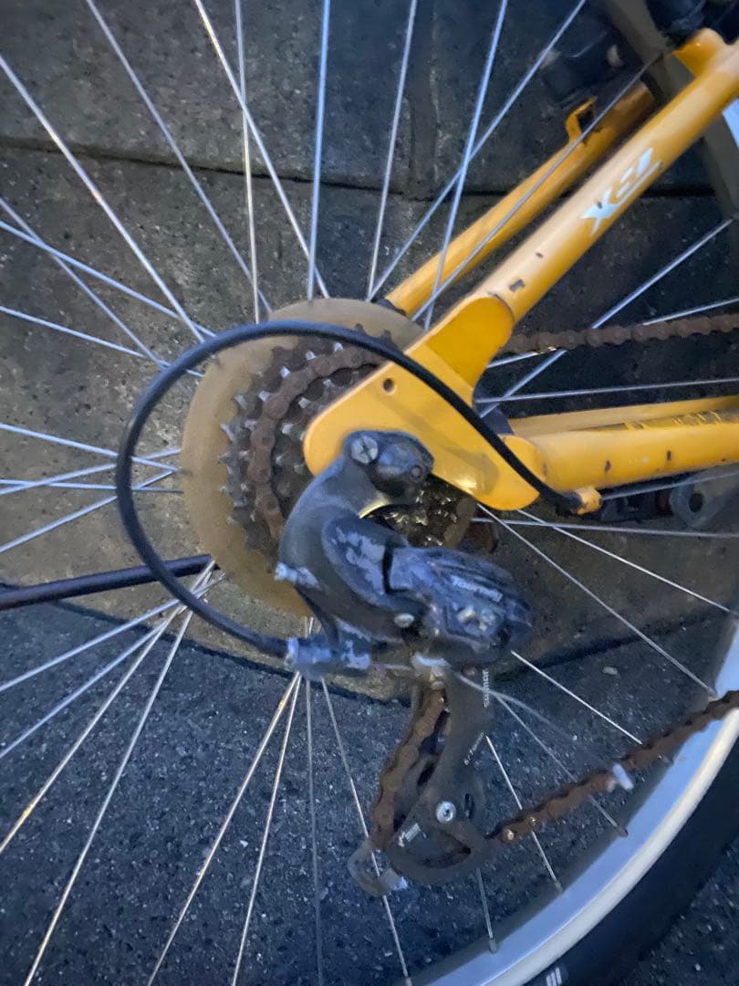 引き取り限定 BRIDGESTONE マウンテンバイク イエロー