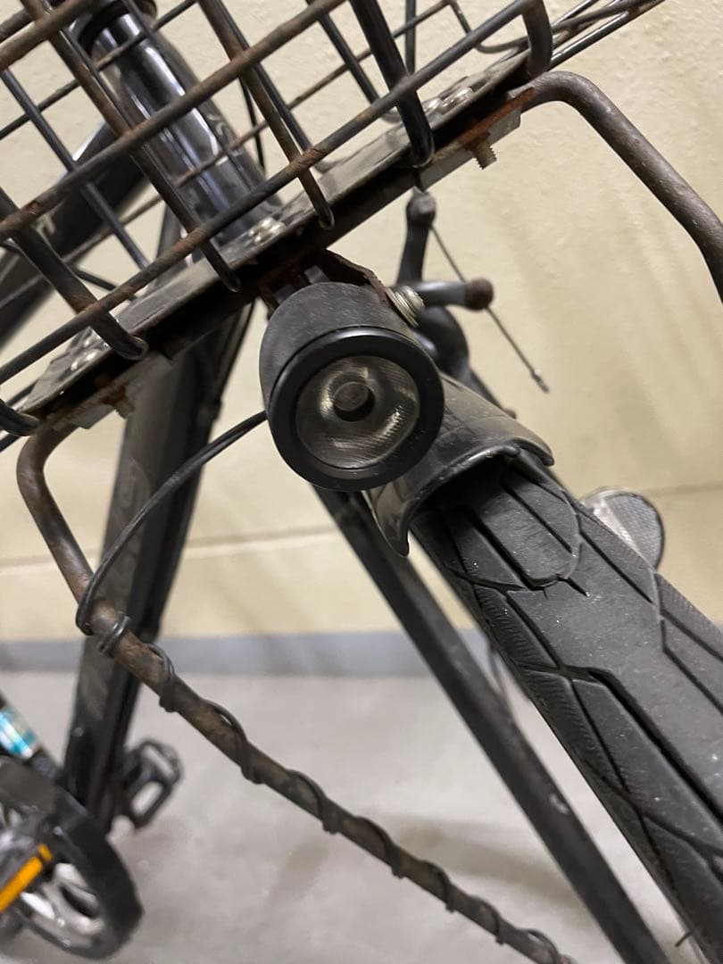 チアキ 【東京都で直接引取限定】　自転車 モーリス　ブラック　27インチ