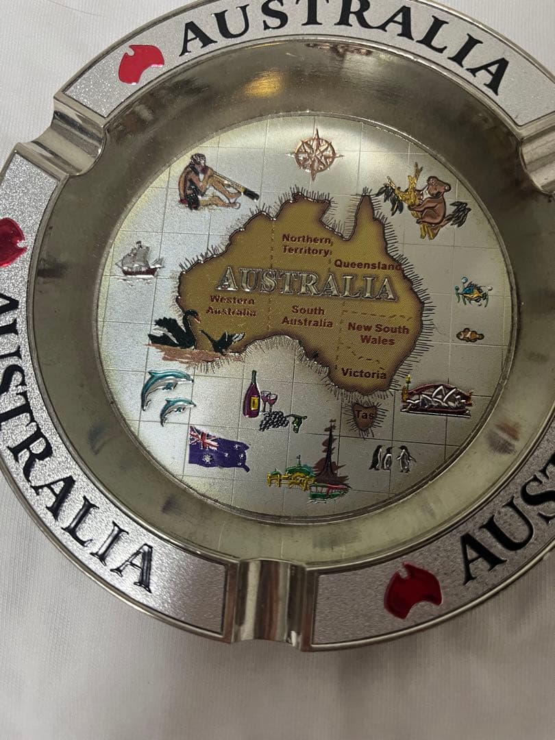 オーストラリア プレート 灰皿 たばこ吸殻入れ インテリア AUSTRALIA