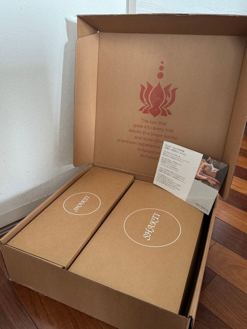 Shakti シャクティマット&ピローセット　ピンク