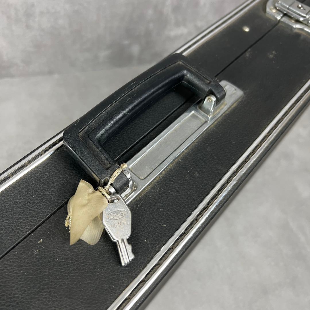 良品　尺八レザーハードケース　10本収納　台形型　持ち運び　サイズ違い　和楽器