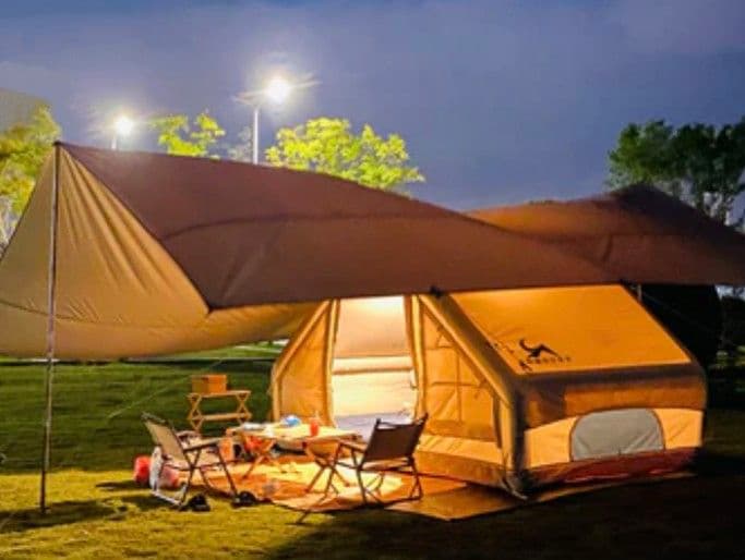 TOMOUNT インフレータブルテント ポリコットン エアー