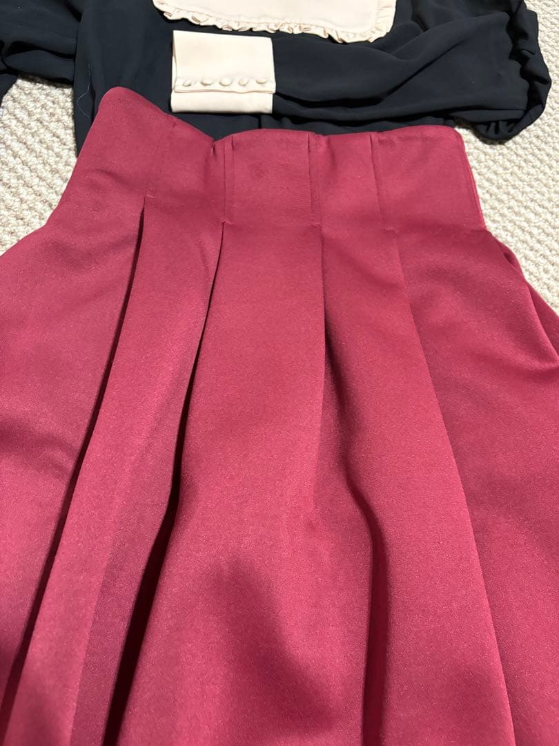 canone シスター気取るフリルブラウス&しゃんと歩けるボリュームスカート