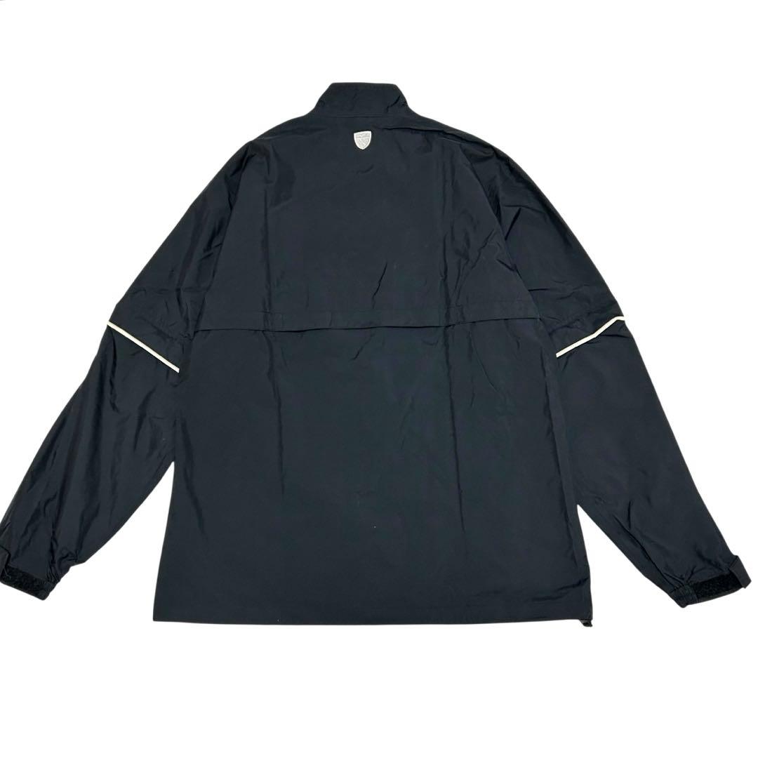 NIKEゴルフ　ブラック　ナイロン ジャケットとパンツセット Mサイズ　A28