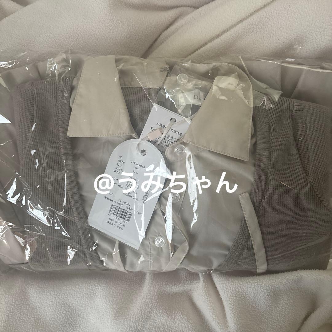 本日限定価格‼️Darich ダーリッチ　シャツドッキングプリーツミニワンピース