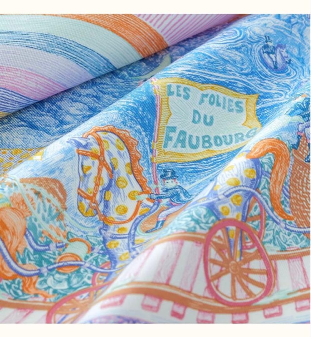 エルメス　カレ 90 《クレイジー・フォーブル》　2024