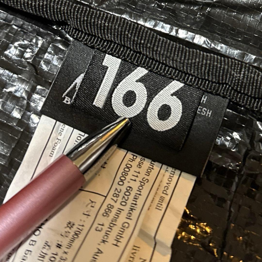 バートン BURTON ウィーリー スノーボード ケース 166㎝　キャスター付