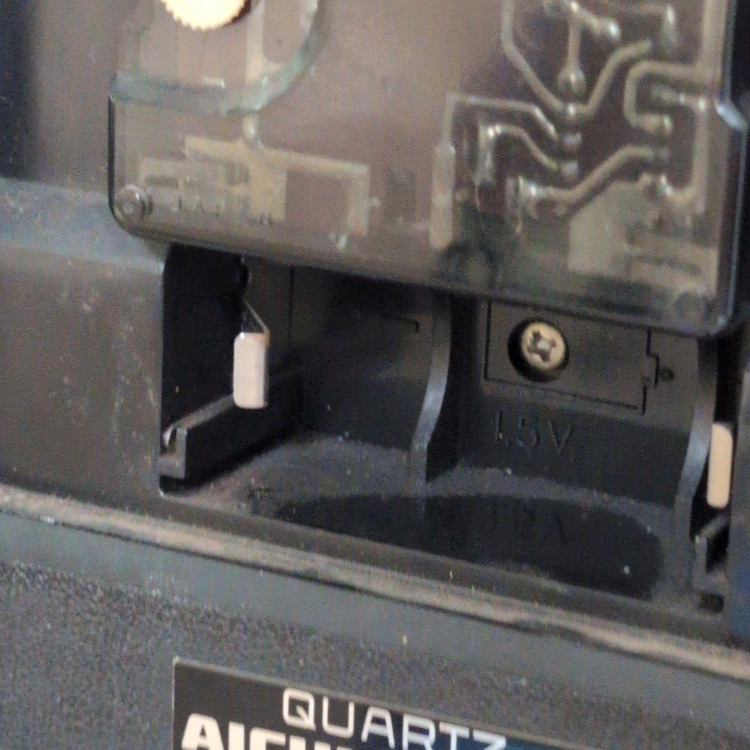 レア商品】カリモク 腕時計型壁掛け時計 革製 愛知時計 動作難あり