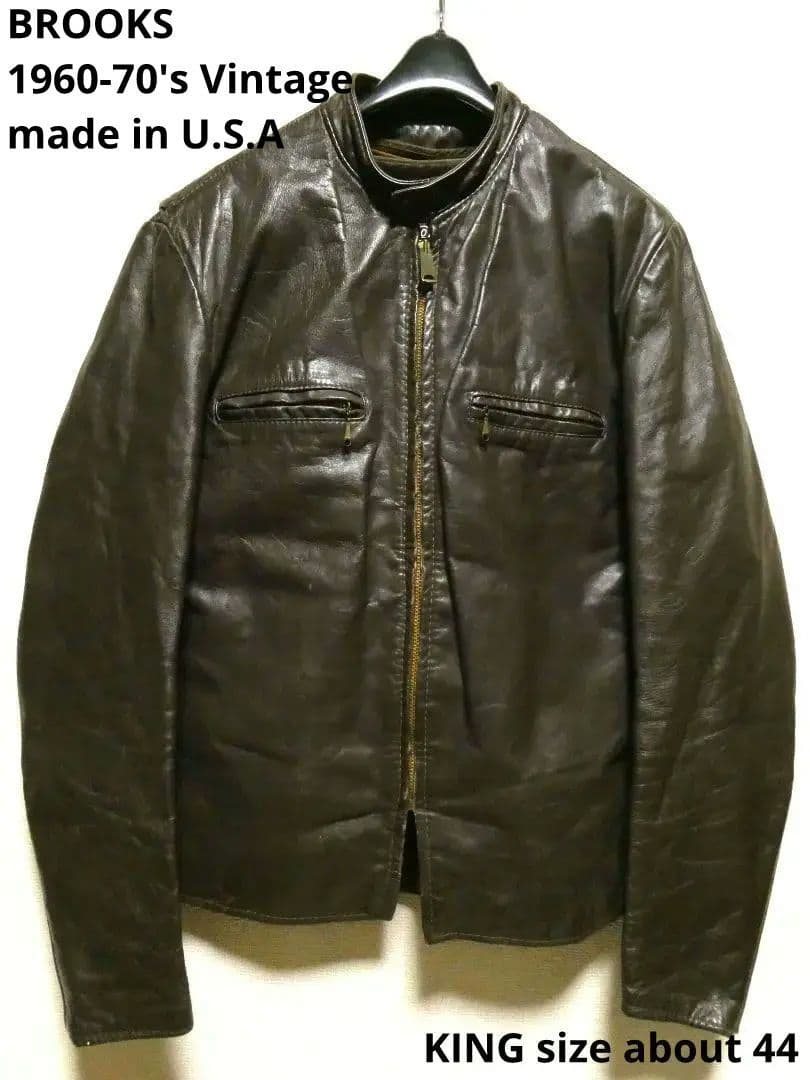 完品！涙TALON！60-70年代ヴィンテージ！BROOKSシングルレザー - メルカリ