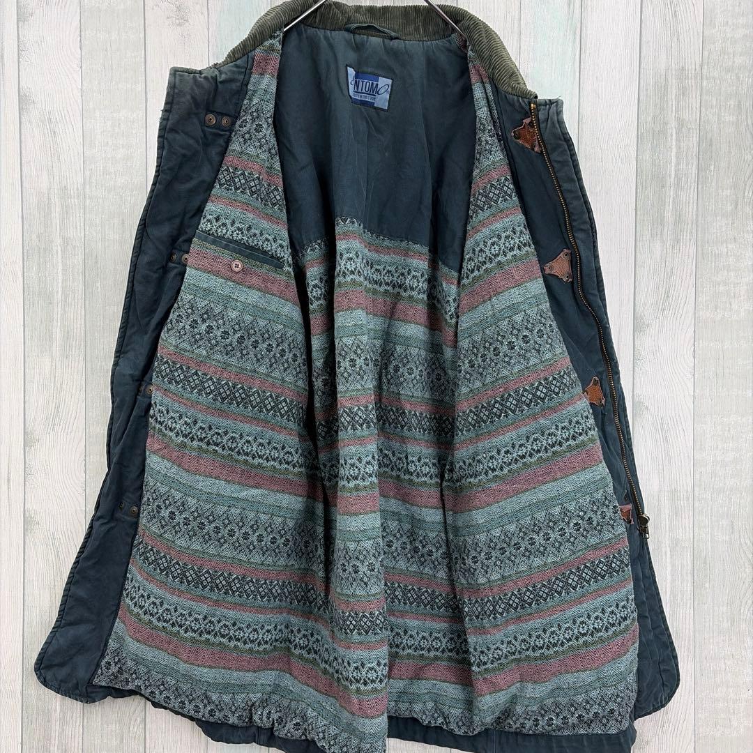 シントム コート ファイヤーマンジャケット フェード コーデュロイ襟