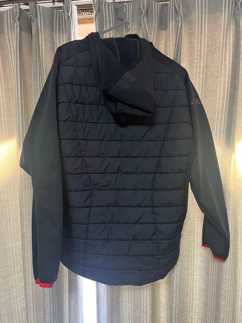 し*も様 Mizuno モレリア フード付きベンチコート ネイビー