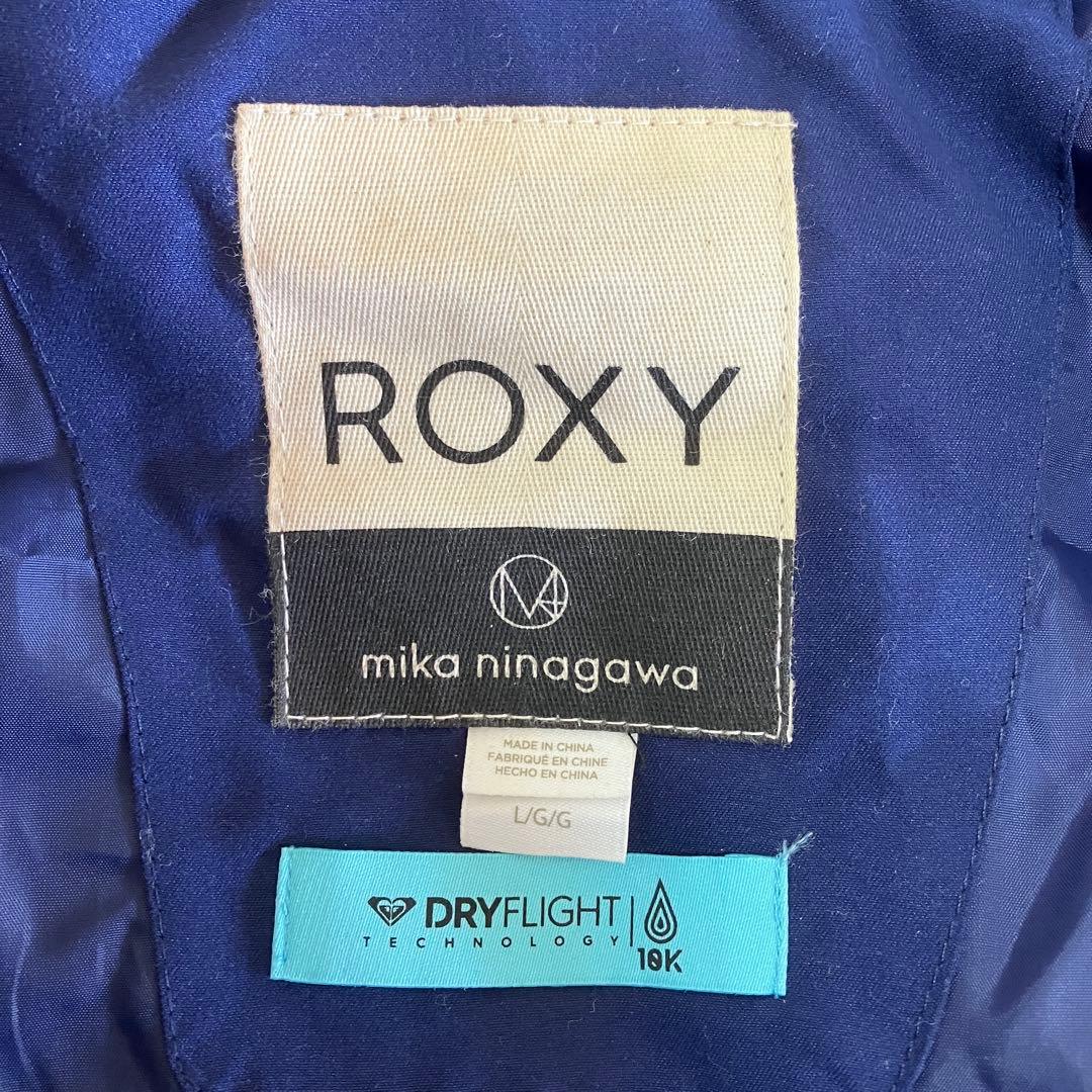 未使用 タグ付き ROXY 蜷川実花 コラボ スノージャケット 花柄 L