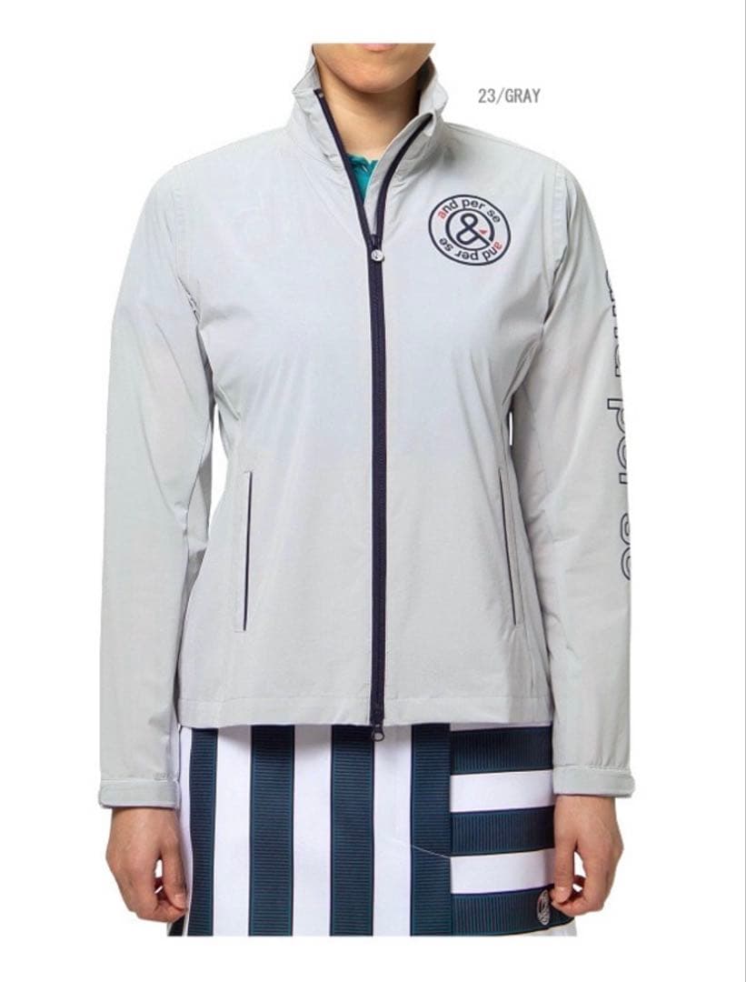 極美品❗️アンパスィ レディース レインウェア グレー 上下セット