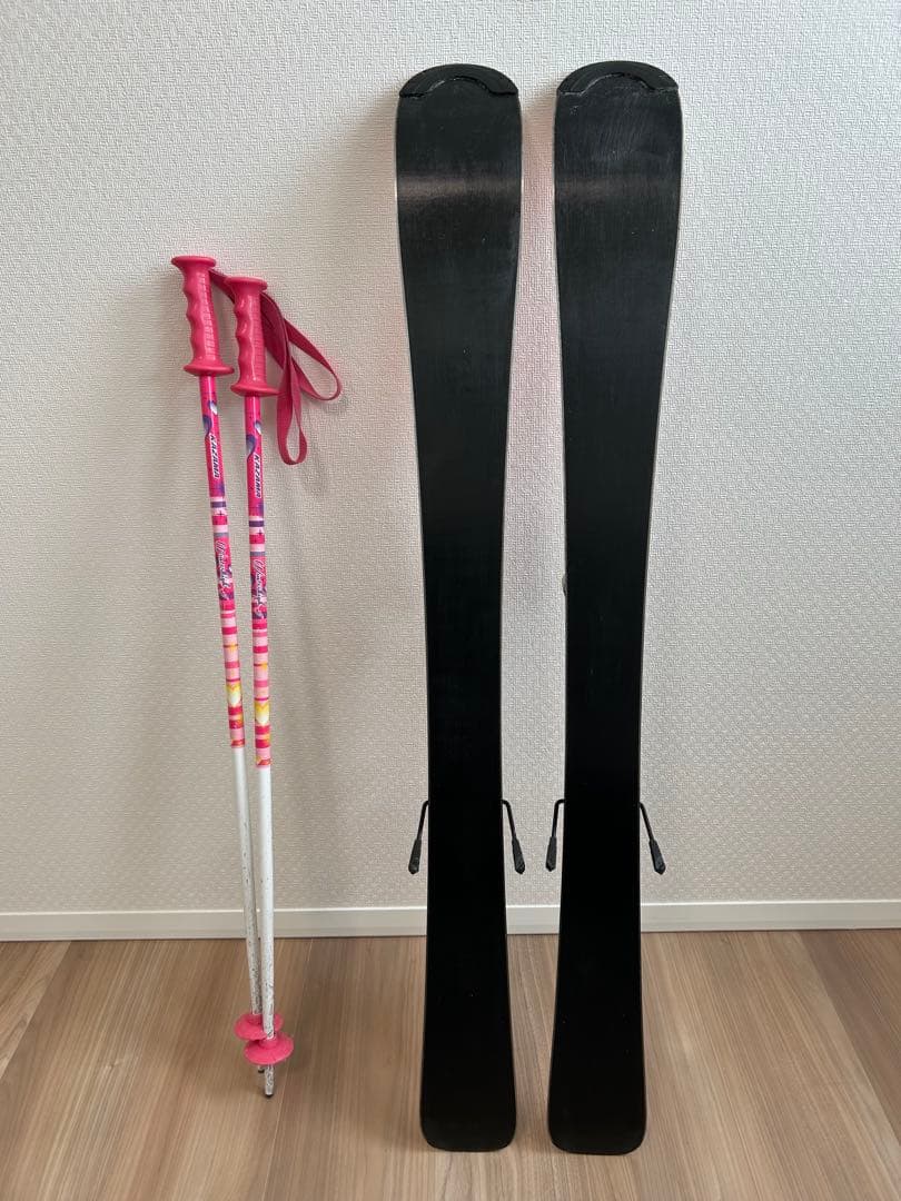 ROSSIGNOL HERO スキーセット ストック付 子供用100cm