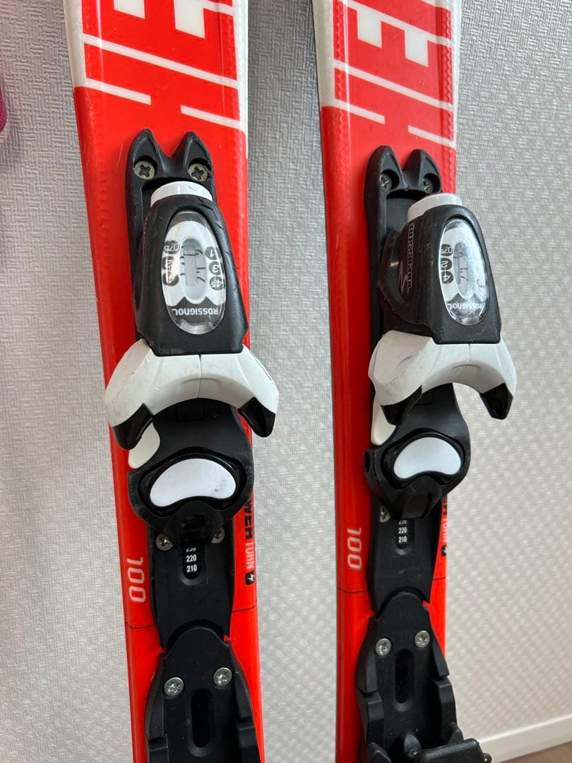 ROSSIGNOL HERO スキーセット ストック付 子供用100cm