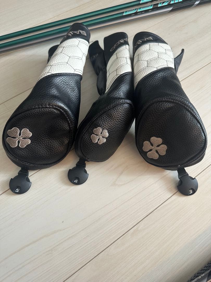 Baldio ゴルフクラブ 3本セット ヘッドカバー付き
