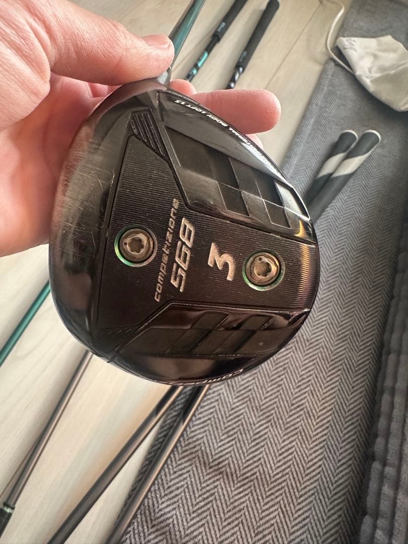 Baldio ゴルフクラブ 3本セット ヘッドカバー付き