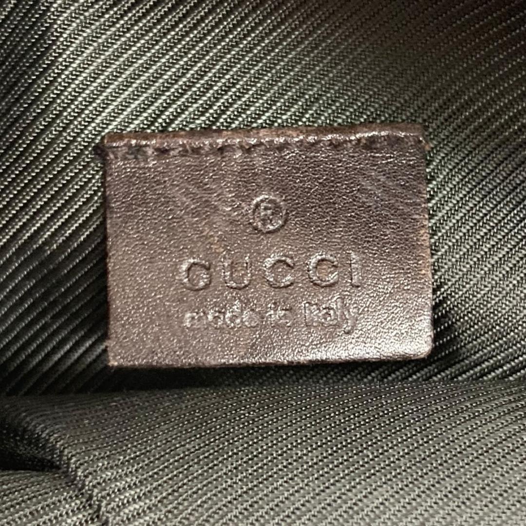 GUCCI グッチ ボディバッグ GGキャンバス レザー 101679 茶系 - メルカリ