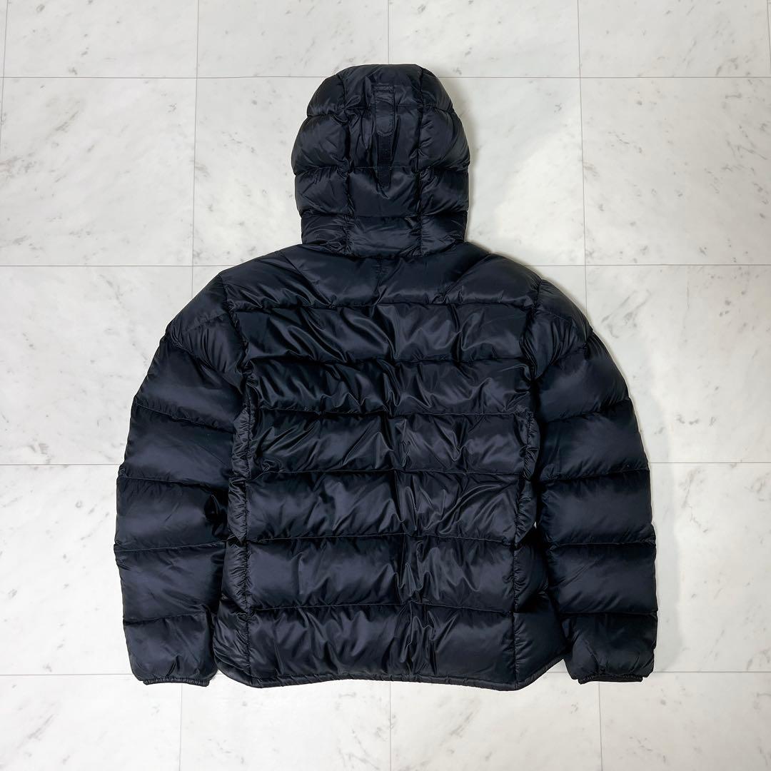 美品》モンベル ライトアルパインダウンパーカ ドローコード ブラック