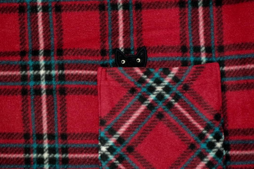 【新品】マタノアツコ/ワコール　ひょっこりクロネコフリースパジャマ（LL)