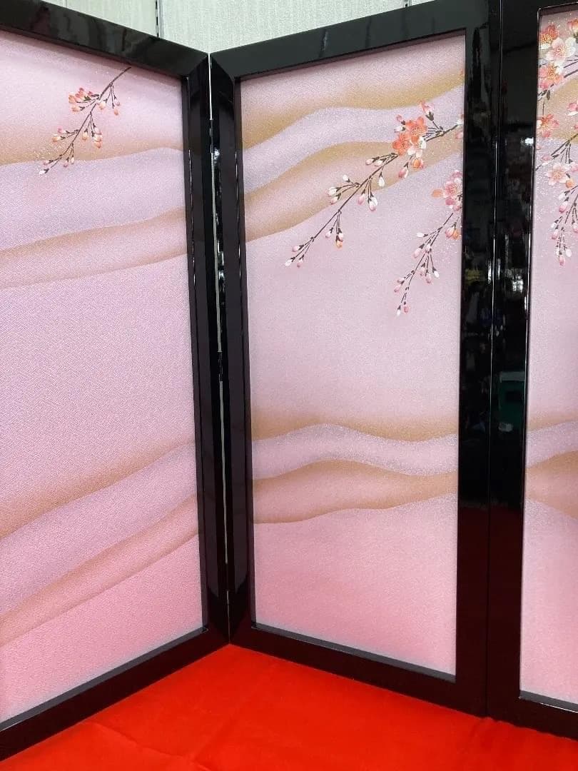 C7 訳あり特価　ひな壇飾り　雛人形三段　雪洞付き　ひな人形三段かざり