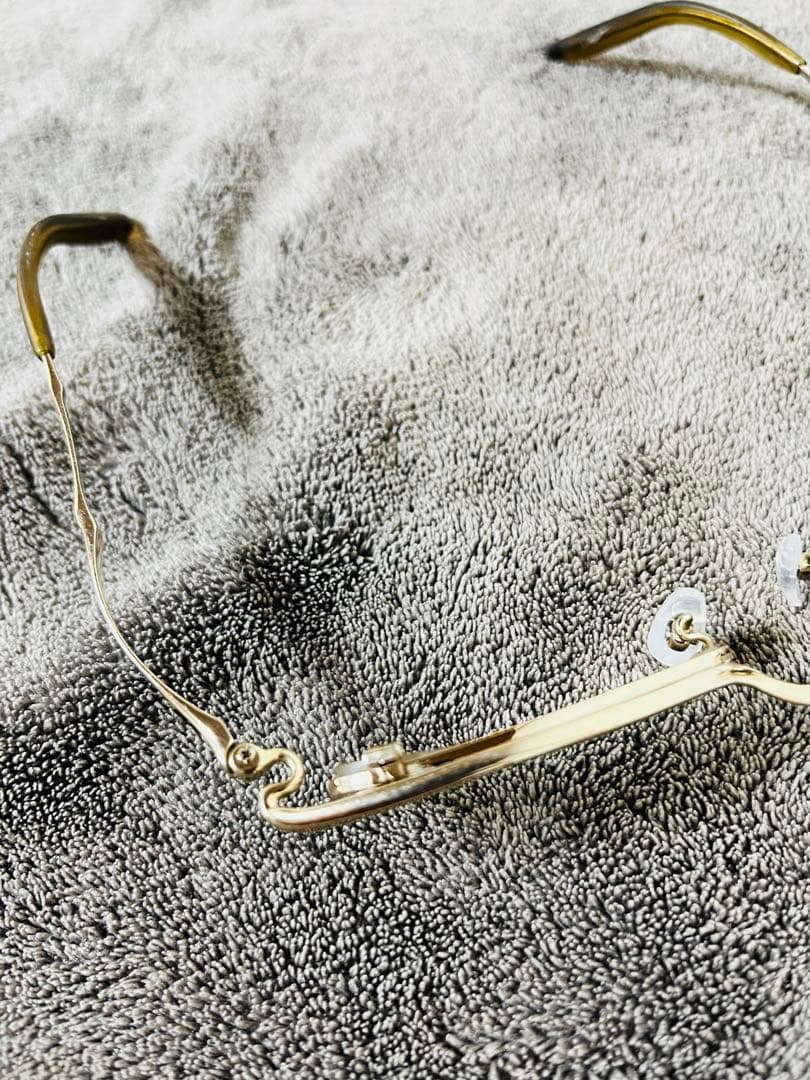 様*様 999.9 フォーナインズ眼鏡　チタン　ゴールド