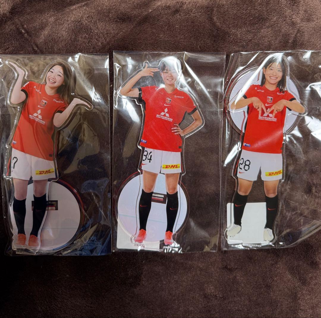 浦和レッズレディース BIGアクリルスタンド 平川陽菜 櫻井まどか 松尾美月