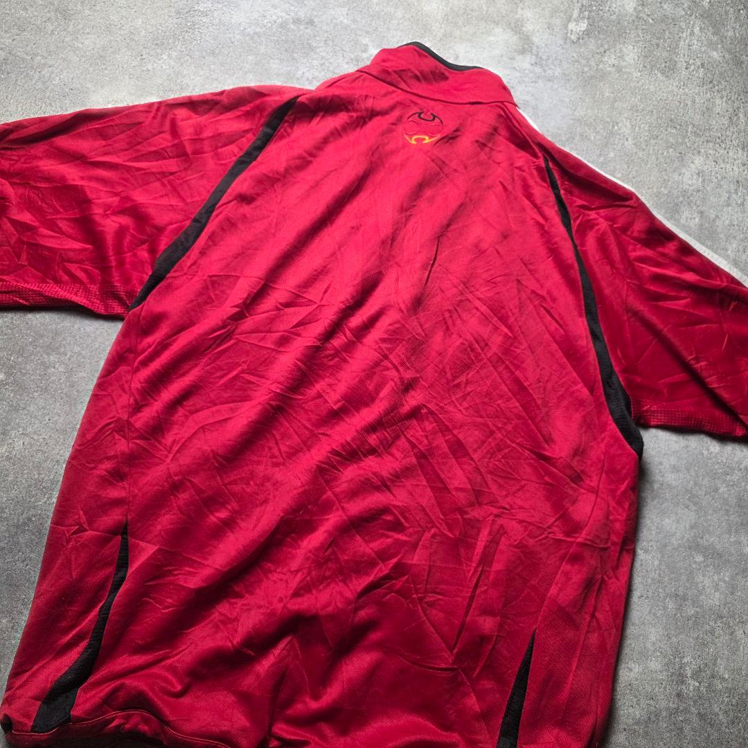 adidasアディダスドイツ代表アンセムトラックジャケットサッカードローコード赤