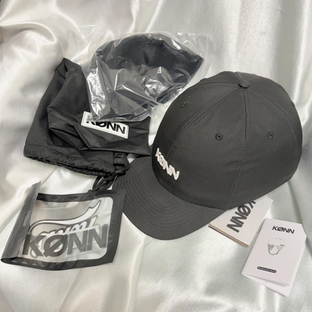 KONN 帽子対応 ヘルメット セット スキー スノボ スケボー Mサイズ