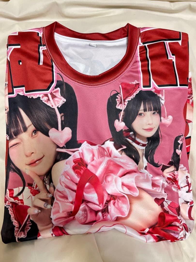 逃げ水あむ 2025生誕祭グッズ フルグラTシャツ きゅるりんってしてみて