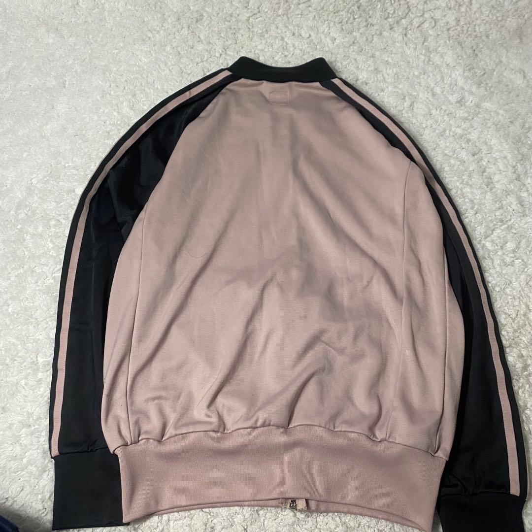 トップス 90s adidas beams pink black trackjacket